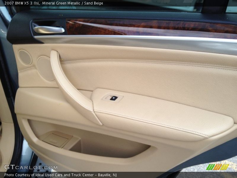 Mineral Green Metallic / Sand Beige 2007 BMW X5 3.0si