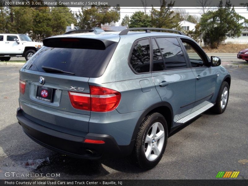 Mineral Green Metallic / Sand Beige 2007 BMW X5 3.0si