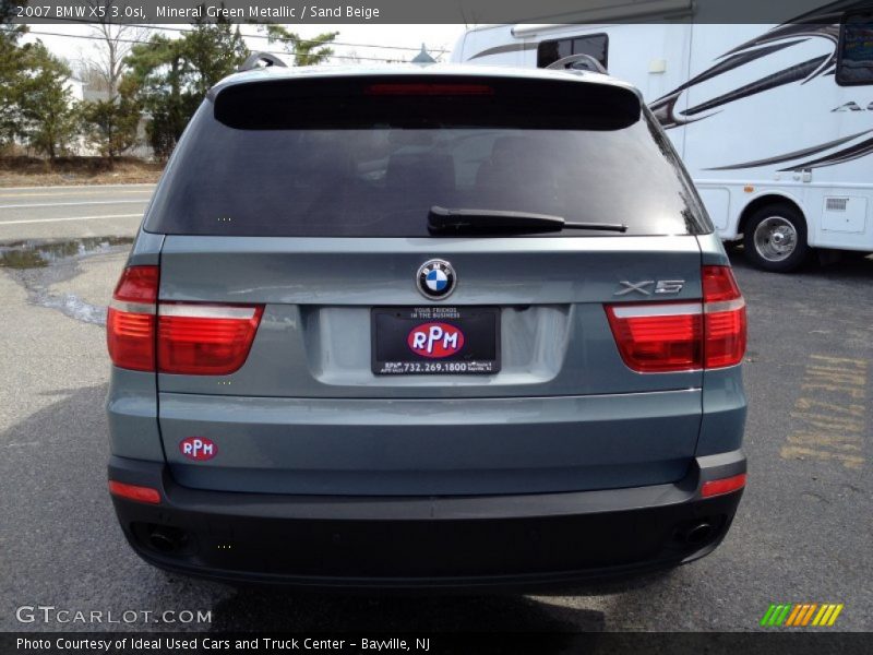 Mineral Green Metallic / Sand Beige 2007 BMW X5 3.0si