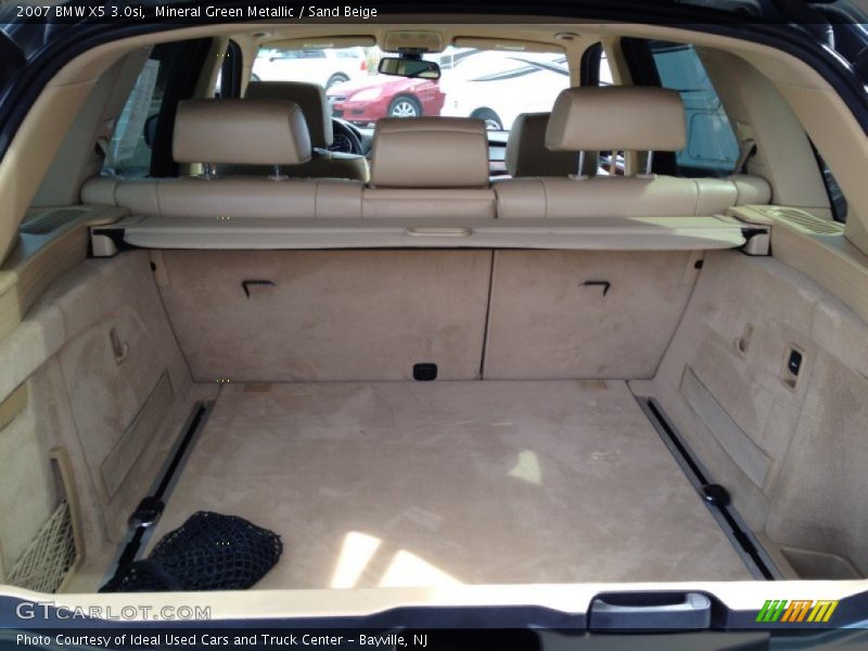 Mineral Green Metallic / Sand Beige 2007 BMW X5 3.0si