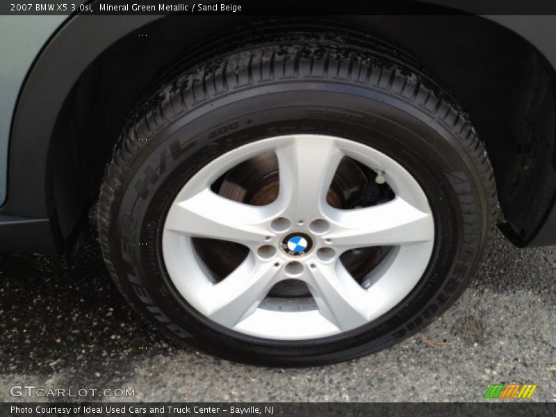 Mineral Green Metallic / Sand Beige 2007 BMW X5 3.0si