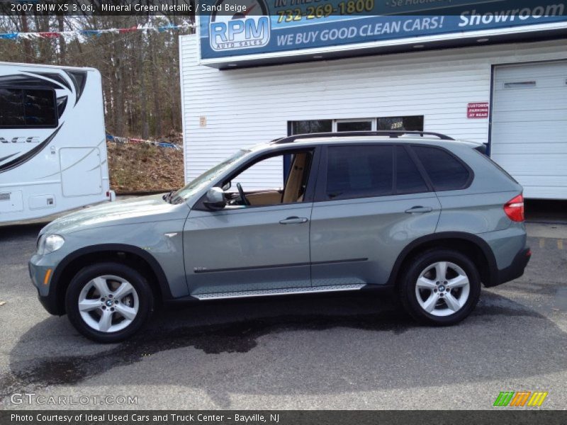 Mineral Green Metallic / Sand Beige 2007 BMW X5 3.0si