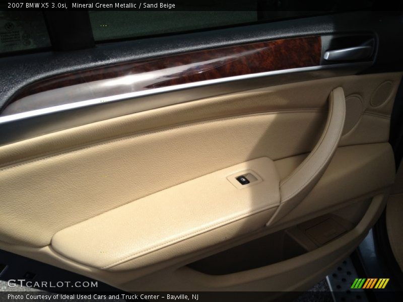 Mineral Green Metallic / Sand Beige 2007 BMW X5 3.0si