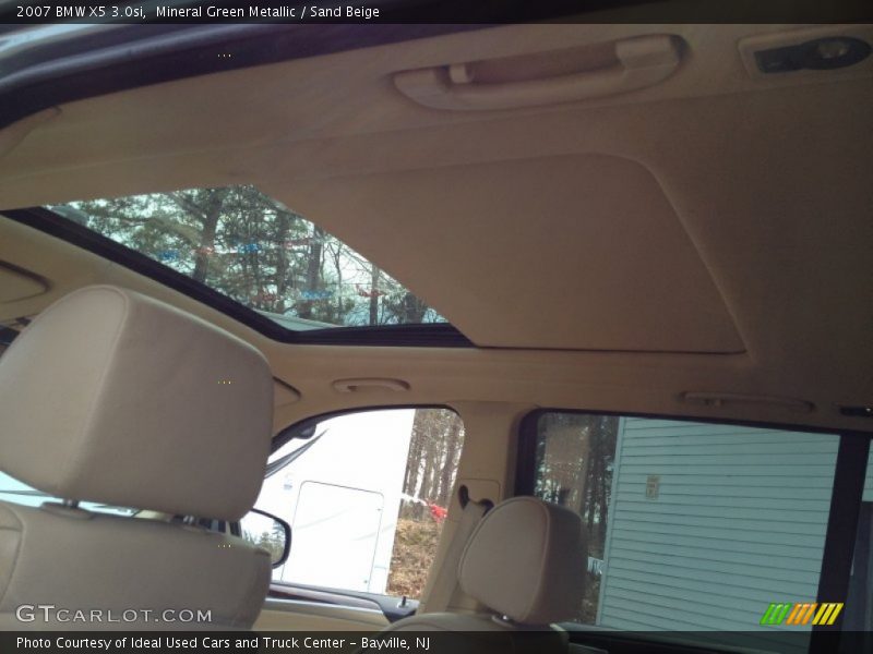 Mineral Green Metallic / Sand Beige 2007 BMW X5 3.0si