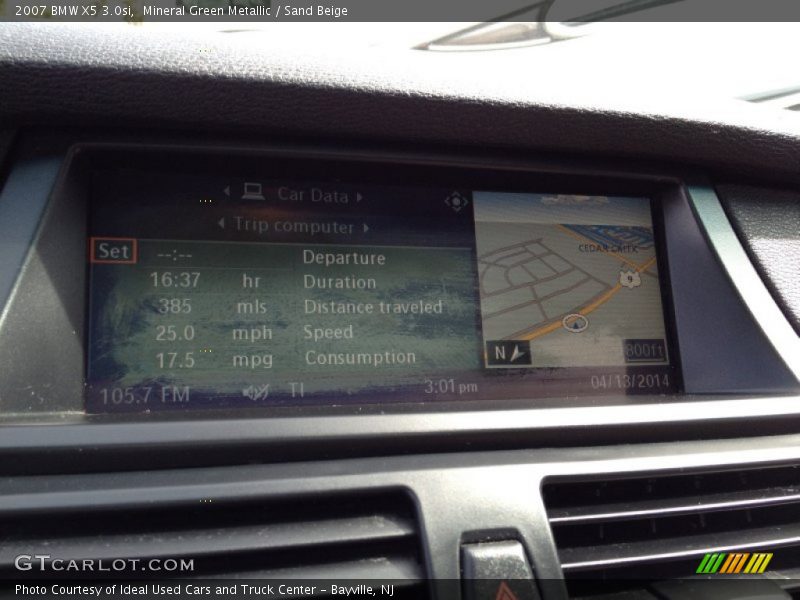 Mineral Green Metallic / Sand Beige 2007 BMW X5 3.0si