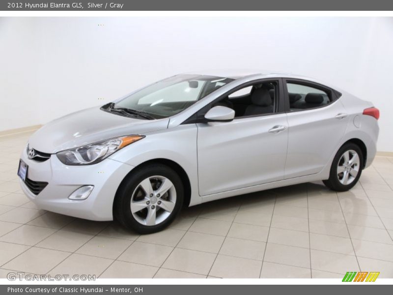 Silver / Gray 2012 Hyundai Elantra GLS