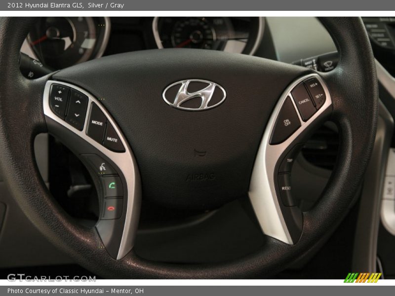 Silver / Gray 2012 Hyundai Elantra GLS