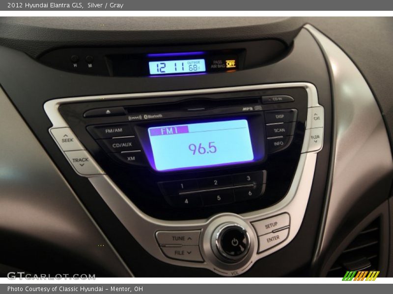 Silver / Gray 2012 Hyundai Elantra GLS