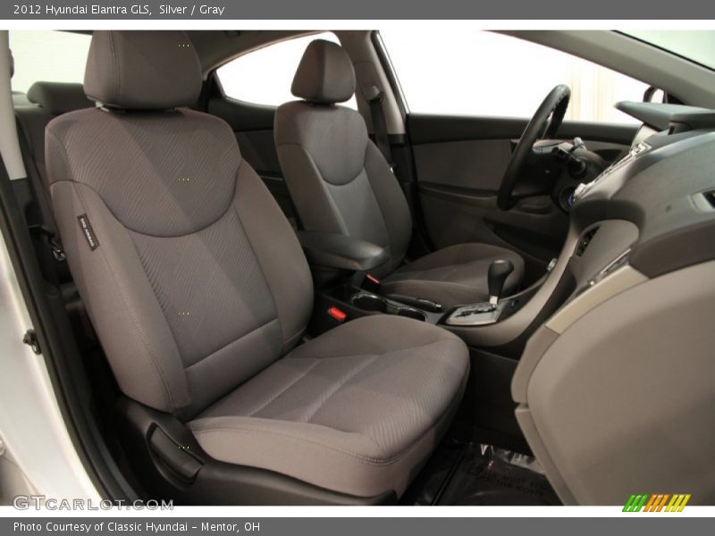 Silver / Gray 2012 Hyundai Elantra GLS