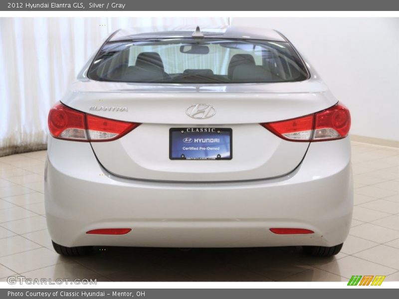 Silver / Gray 2012 Hyundai Elantra GLS