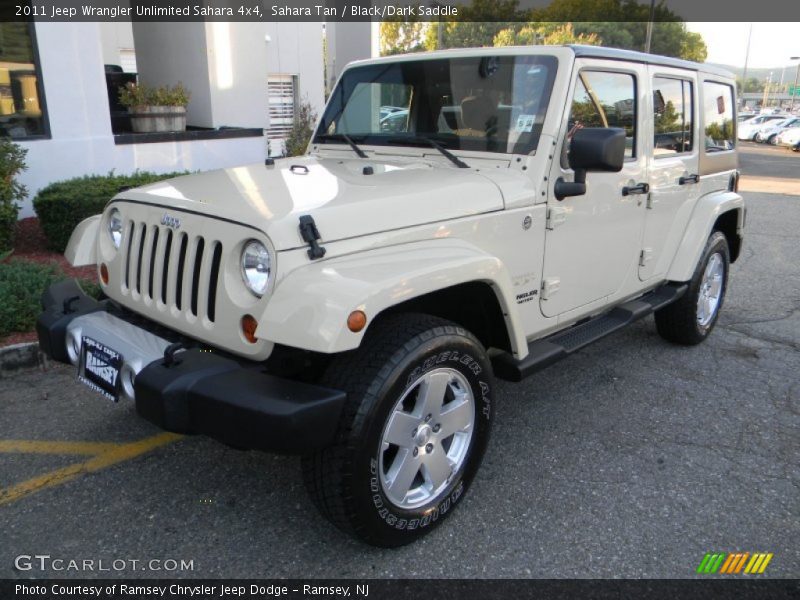 Sahara Tan / Black/Dark Saddle 2011 Jeep Wrangler Unlimited Sahara 4x4