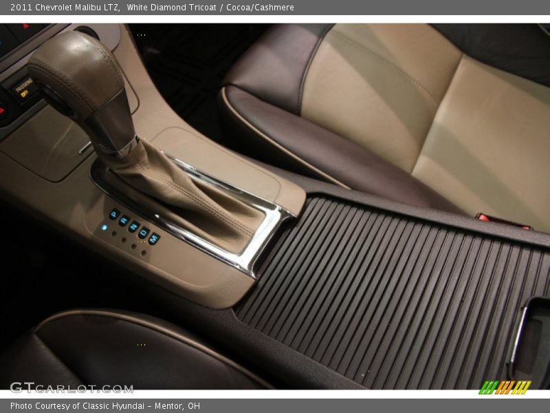 White Diamond Tricoat / Cocoa/Cashmere 2011 Chevrolet Malibu LTZ