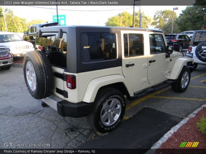 Sahara Tan / Black/Dark Saddle 2011 Jeep Wrangler Unlimited Sahara 4x4