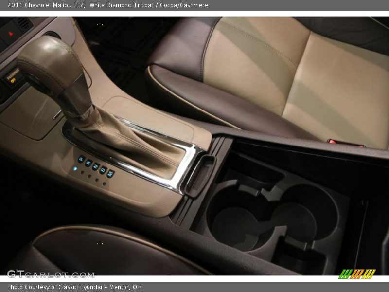 White Diamond Tricoat / Cocoa/Cashmere 2011 Chevrolet Malibu LTZ