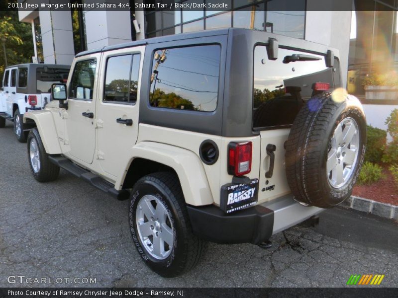 Sahara Tan / Black/Dark Saddle 2011 Jeep Wrangler Unlimited Sahara 4x4
