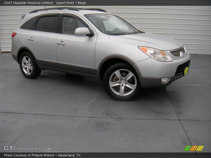 Liquid Silver / Beige 2007 Hyundai Veracruz Limited