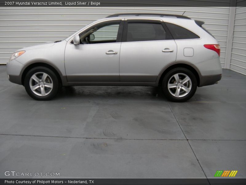 Liquid Silver / Beige 2007 Hyundai Veracruz Limited