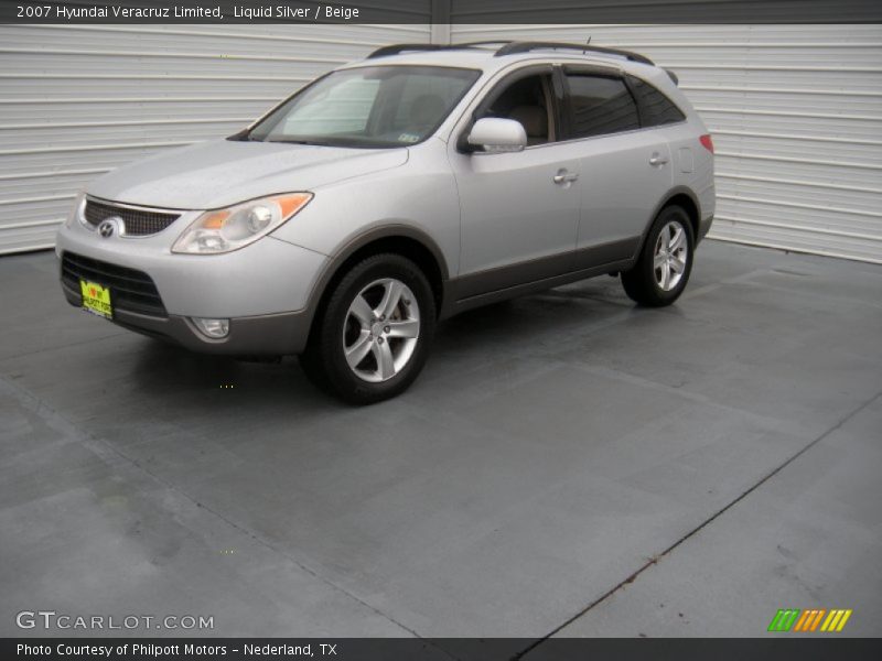 Liquid Silver / Beige 2007 Hyundai Veracruz Limited
