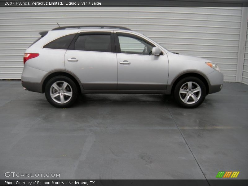 Liquid Silver / Beige 2007 Hyundai Veracruz Limited