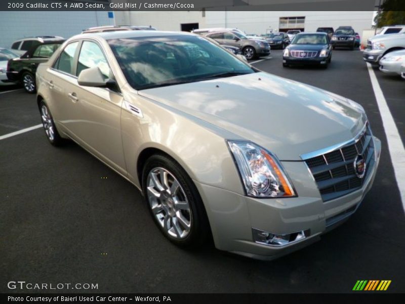 Front 3/4 View of 2009 CTS 4 AWD Sedan