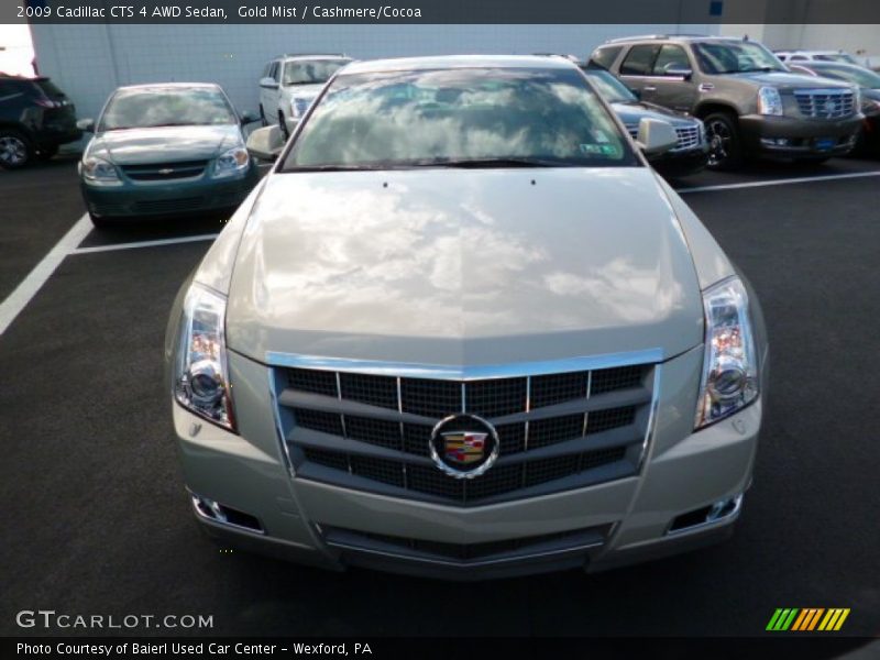 Gold Mist / Cashmere/Cocoa 2009 Cadillac CTS 4 AWD Sedan