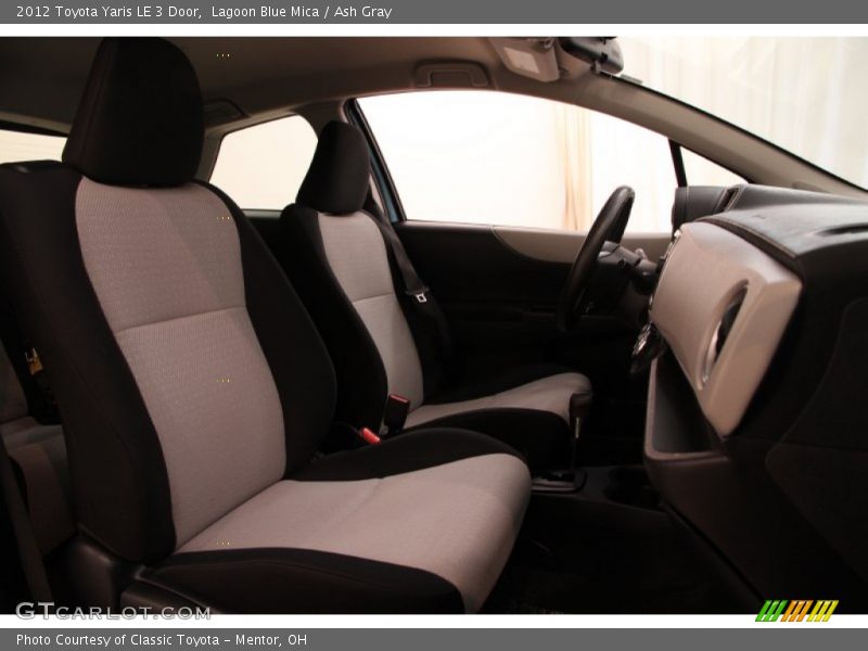 Lagoon Blue Mica / Ash Gray 2012 Toyota Yaris LE 3 Door