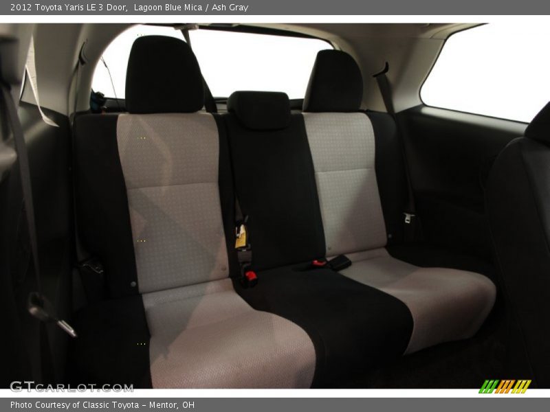 Lagoon Blue Mica / Ash Gray 2012 Toyota Yaris LE 3 Door