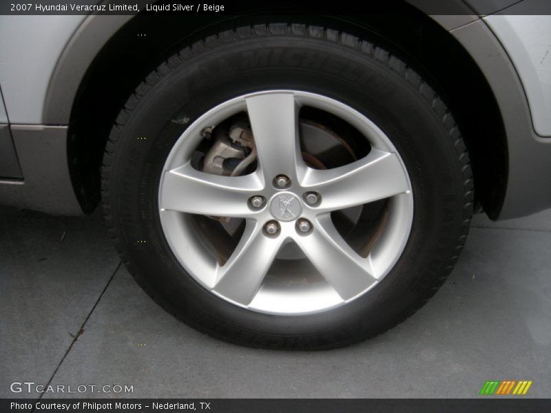 Liquid Silver / Beige 2007 Hyundai Veracruz Limited
