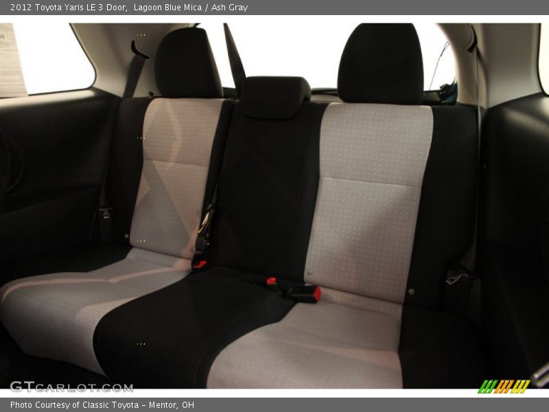 Lagoon Blue Mica / Ash Gray 2012 Toyota Yaris LE 3 Door