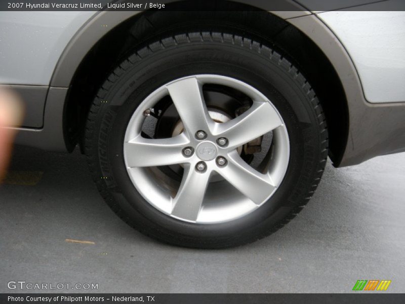 Liquid Silver / Beige 2007 Hyundai Veracruz Limited
