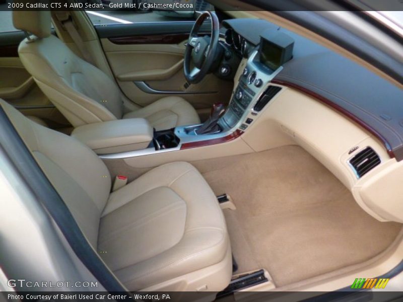 Gold Mist / Cashmere/Cocoa 2009 Cadillac CTS 4 AWD Sedan