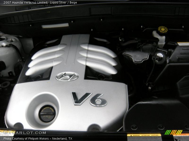 Liquid Silver / Beige 2007 Hyundai Veracruz Limited