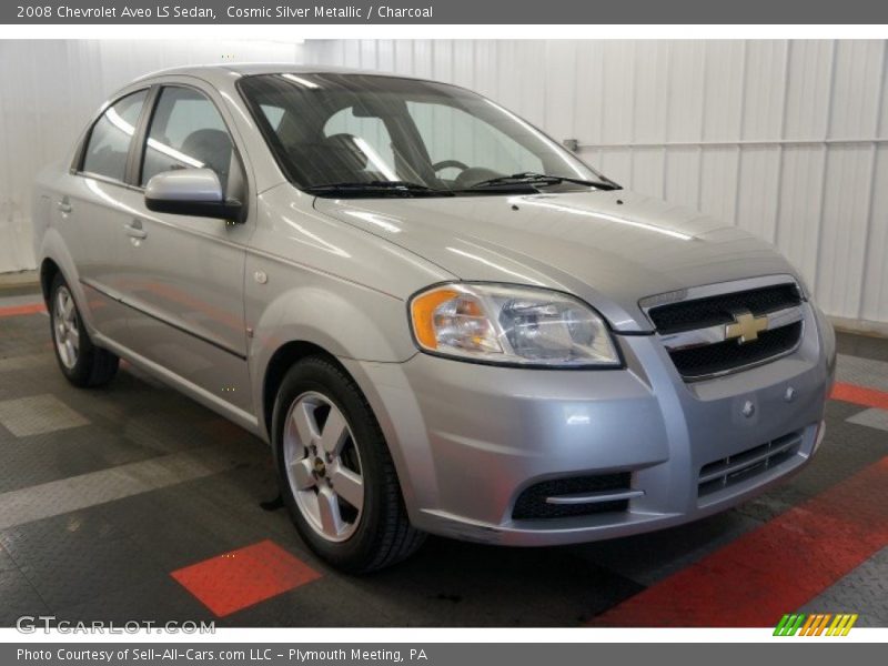 Cosmic Silver Metallic / Charcoal 2008 Chevrolet Aveo LS Sedan