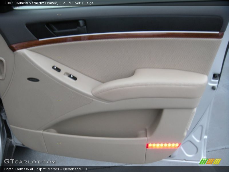 Liquid Silver / Beige 2007 Hyundai Veracruz Limited