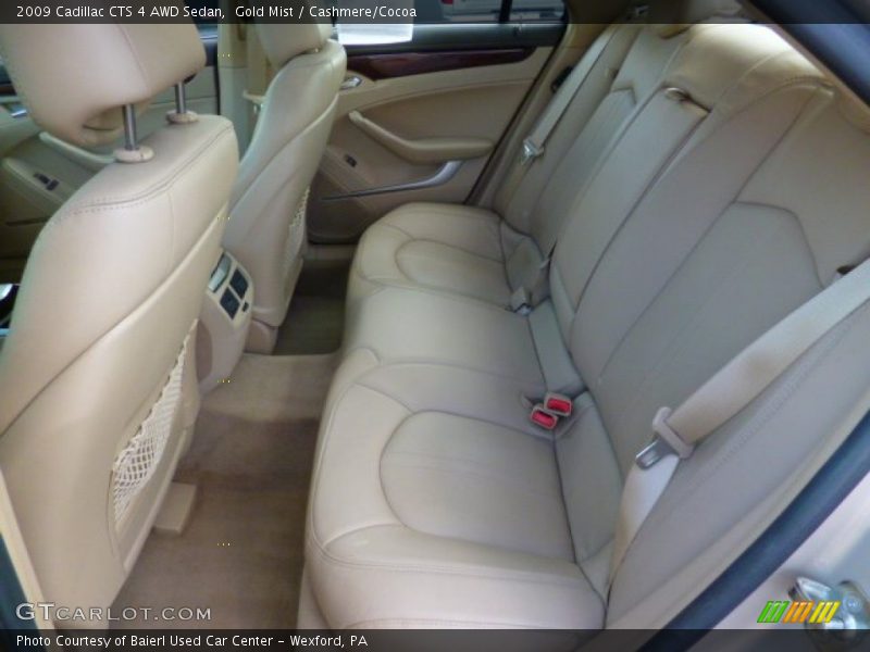 Gold Mist / Cashmere/Cocoa 2009 Cadillac CTS 4 AWD Sedan