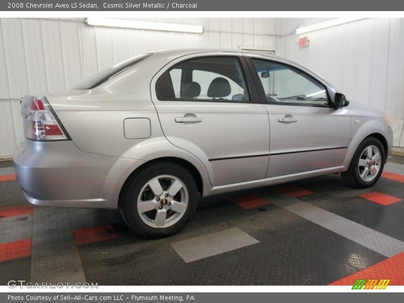 Cosmic Silver Metallic / Charcoal 2008 Chevrolet Aveo LS Sedan