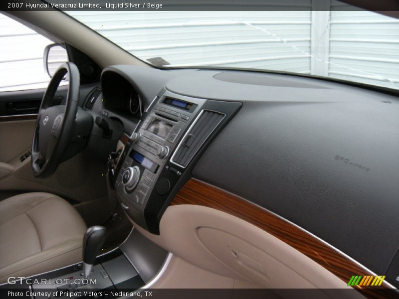 Liquid Silver / Beige 2007 Hyundai Veracruz Limited
