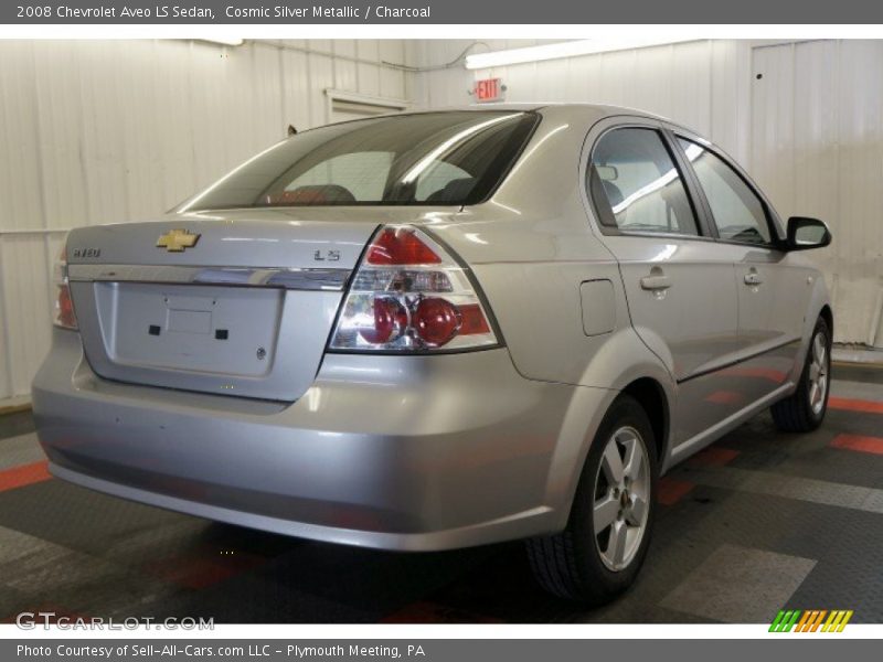 Cosmic Silver Metallic / Charcoal 2008 Chevrolet Aveo LS Sedan