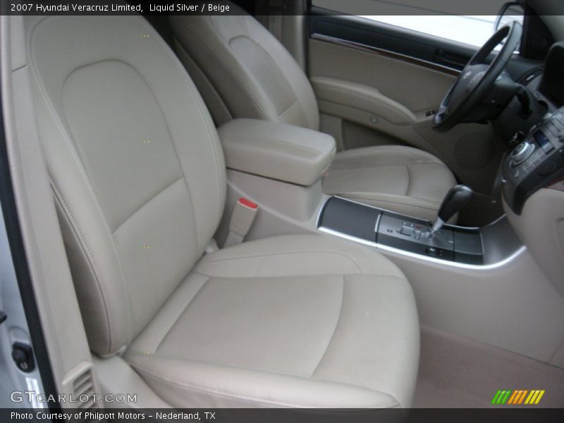 Liquid Silver / Beige 2007 Hyundai Veracruz Limited