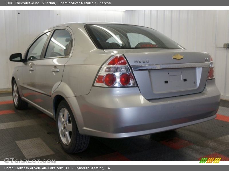 Cosmic Silver Metallic / Charcoal 2008 Chevrolet Aveo LS Sedan