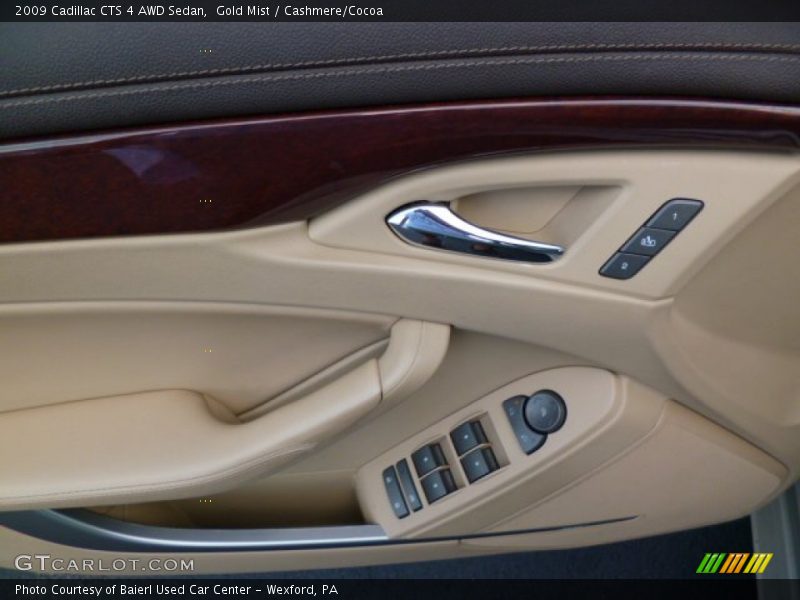 Gold Mist / Cashmere/Cocoa 2009 Cadillac CTS 4 AWD Sedan