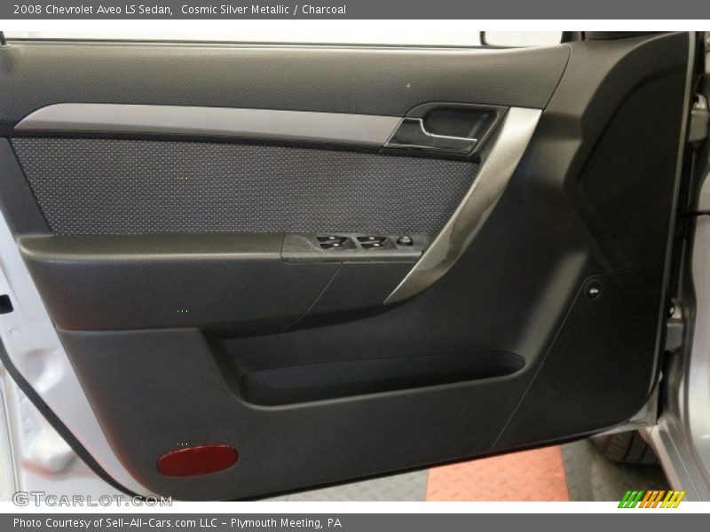 Cosmic Silver Metallic / Charcoal 2008 Chevrolet Aveo LS Sedan