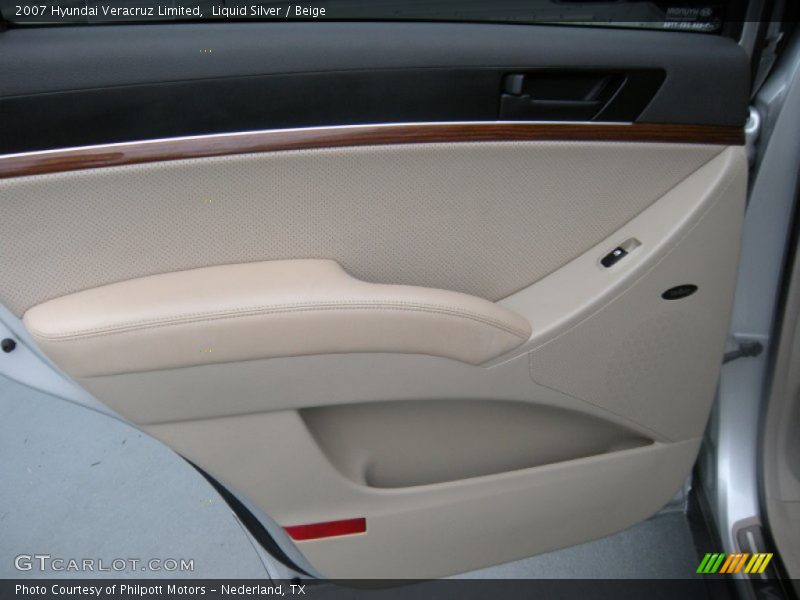 Liquid Silver / Beige 2007 Hyundai Veracruz Limited