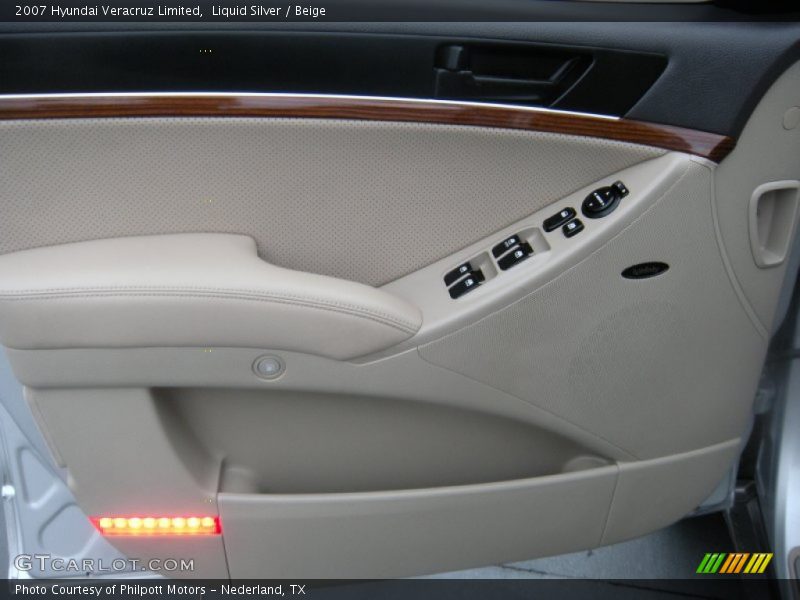 Liquid Silver / Beige 2007 Hyundai Veracruz Limited