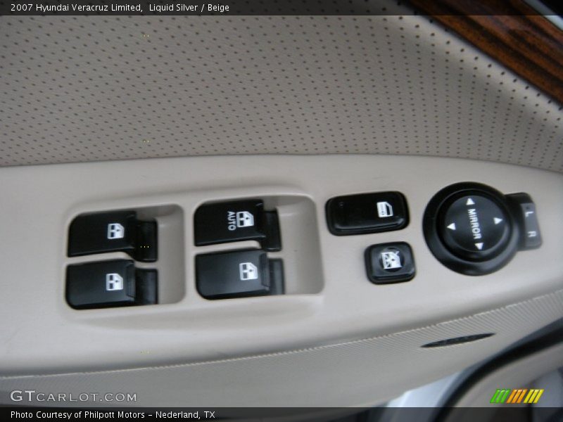 Liquid Silver / Beige 2007 Hyundai Veracruz Limited
