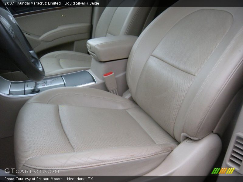 Liquid Silver / Beige 2007 Hyundai Veracruz Limited