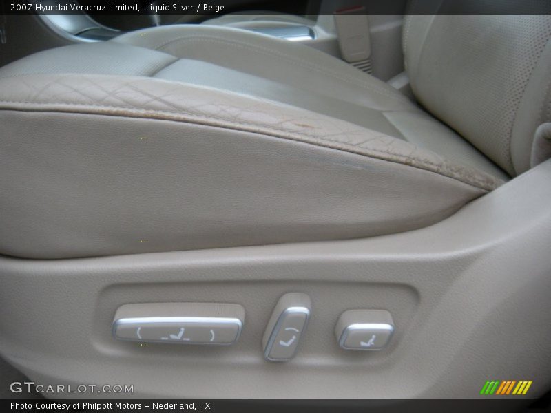 Liquid Silver / Beige 2007 Hyundai Veracruz Limited