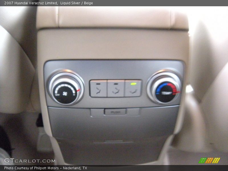 Liquid Silver / Beige 2007 Hyundai Veracruz Limited