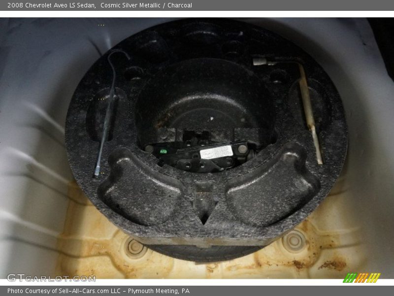 Cosmic Silver Metallic / Charcoal 2008 Chevrolet Aveo LS Sedan