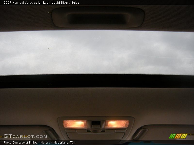 Liquid Silver / Beige 2007 Hyundai Veracruz Limited